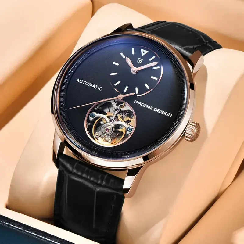 Pagani Design Blue Dial Tourbillon Men's Watch- PD-1796